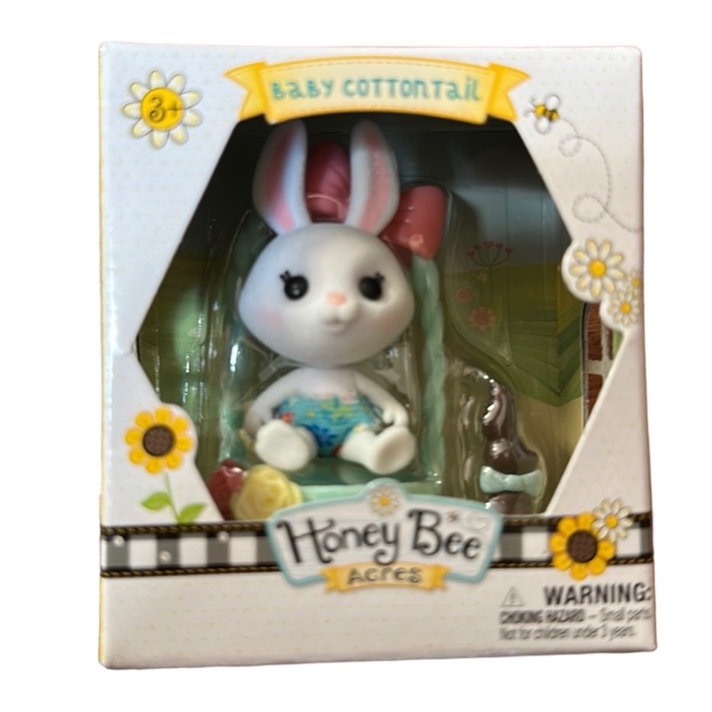 Honey Bee Acres Baby Cottontail Mini Figure Easter 2023 Toy NEW
